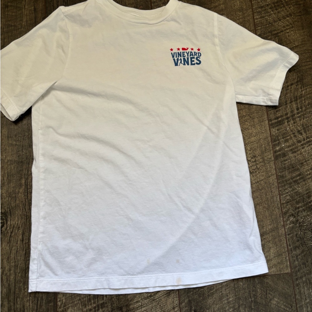 Vineyard Vines White baseball T-Shirt